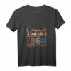 Damen 55. Geburtstag T-Shirt Jahrgang 1968 mit V-Ausschnitt - Lustige Retro Geschenkidee für Oma, Opa, Mama, Papa & Freunde