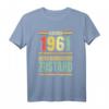 62. Geburtstag T-Shirt Jahrgang 1961 - Lustiges Oldtimer Design mit Spruch für Männer und Frauen
