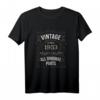Geschenk zum 66. Geburtstag Jahrgang 1953 - Vintage T-Shirt für runde Geburtstage, Oma, Opa, Vater, Mutter & Familienfeier