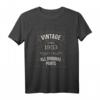 Geschenk zum 66. Geburtstag Jahrgang 1953 - Vintage T-Shirt für runde Geburtstage, Oma, Opa, Vater, Mutter & Familienfeier