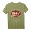 76. Geburtstag 1947 - Lustiges Retro T-Shirt für Männer, Jahrgang 1947 Geschenk, Humorvolles Geburtstagsoutfit & Überraschungsidee