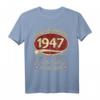 76. Geburtstag 1947 - Lustiges Retro T-Shirt für Männer, Jahrgang 1947 Geschenk, Humorvolles Geburtstagsoutfit & Überraschungsidee