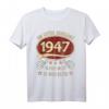 76. Geburtstag 1947 - Lustiges Retro T-Shirt für Männer, Jahrgang 1947 Geschenk, Humorvolles Geburtstagsoutfit & Überraschungsidee