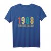 Limited Edition 1988 Geburtstag T-Shirt für Frauen und Männer – Vintage Retro Geschenkidee für Geburtstag & Deko