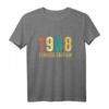 Limited Edition 1988 Geburtstag T-Shirt für Frauen und Männer – Vintage Retro Geschenkidee für Geburtstag & Deko
