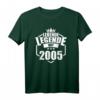 Herren LEBENDE LEGENDE SEIT 2005 Geburtstag Geschenk T-Shirt – Lustiges Retro Shirt für Mann und Frau