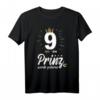 Prinz Geburtstag T-Shirt für Jungen - Jahrgang 2012, Geschenkidee zum 9. Geburtstag, Perfekt für kleine Prinzen