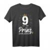Prinz Geburtstag T-Shirt für Jungen - Jahrgang 2012, Geschenkidee zum 9. Geburtstag, Perfekt für kleine Prinzen