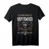 Lustiges Vintage T-Shirt zum 43. Geburtstag Jahrgang 1978 September – Legendär seit 1978, Perfekt für Männer, Frauen, Familie & Freunde