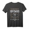 Lustiges Vintage T-Shirt zum 43. Geburtstag Jahrgang 1978 September – Legendär seit 1978, Perfekt für Männer, Frauen, Familie & Freunde