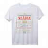 Lustiges 55. Geburtstag T-Shirt Jahrgang 1966 März - Vintage Style Geschenkidee für Männer & Frauen, Opa, Oma, Papa, Mama, Freunde & Kollegen