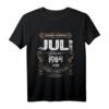 Lustiges 37. Geburtstag T-Shirt Jahrgang 1984 Juli - Vintage Geschenkidee für Männer & Frauen, Familie & Freunde