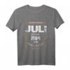 Lustiges 37. Geburtstag T-Shirt Jahrgang 1984 Juli - Vintage Geschenkidee für Männer & Frauen, Familie & Freunde