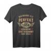 Niemand ist Perfekt aber Jahrgang 1956 Geburtstag T-Shirt - Vintage Geburtstagsoutfit für 1956 Geborene