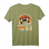 1992 Jahrgang Geburtstag Retro Vintage Herren Damen Geschenk T-Shirt – Perfekt für die 30. Geburtstagsparty mit Kassette Motiv