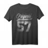 66. Geburtstag Original Vintage T-Shirt Jahrgang 1957 für Männer & Frauen – Lustiges Geschenk zum Geburtstag