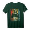 1966 Geboren 58. Geburtstag Gamer T-Shirt für Herren und Damen mit Retro Controller - Perfektes Geschenk für Videospieler und Zocker zum Geburtstag