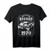 50. Geburtstag Vinyl T-Shirt 1970 Jahrgang Schallplatten Geschenk - Retro Design für Vinyl- und DJ-Liebhaber
