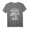 50. Geburtstag Vinyl T-Shirt 1970 Jahrgang Schallplatten Geschenk - Retro Design für Vinyl- und DJ-Liebhaber