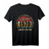 Jahrgang 1970 Awesome 50. Geburtstag T-Shirt - Limitierte Auflage, lustiges und süßes Geschenk für Männer und Frauen zum 50. Jubiläum