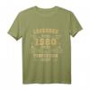 43. Geburtstag T-Shirt für Mann und Frau - Legenden wurden 1980 geboren, perfektes Geschenk für Geburtstag & Jahrgang 1980