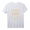 43. Geburtstag T-Shirt für Mann und Frau - Legenden wurden 1980 geboren, perfektes Geschenk für Geburtstag & Jahrgang 1980