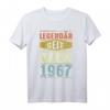 53. Geburtstag Geschenk Legendär seit März 1967 T-Shirt – Vintage Style für Männer und Frauen, perfekt als Geburtstags- oder Familiengeschenk