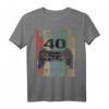 HapOwl Männer T-Shirt - Lustiges Jahrgang 1980 Geschenk für Gamer und Zocker zum HapOwl