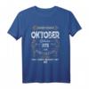 Lustiges 46. Geburtstag T-Shirt Jahrgang 1975 Oktober – Vintage Legendär Geschenk für Sie & Ihn