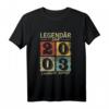Legendär Seit 2003 T-Shirt - Vintage Geburtstag Outfit für Jahrgang 2003, Perfektes Geschenk für Männer und Frauen