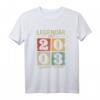 Legendär Seit 2003 T-Shirt - Vintage Geburtstag Outfit für Jahrgang 2003, Perfektes Geschenk für Männer und Frauen