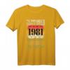 Geburtstagsgeschenk für Männer Jahrgang 1981 - Oldtimer 1981 Vintage T-Shirt für HapOwl, Weihnachten & Vatertag