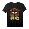 Jahrgang 1992 | Schwarze Katze | Lustiges 30. Geburtstag T-Shirt für Katzenliebhaber & Humorvolle Geburtstagsgeschenke