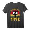 Jahrgang 1992 | Schwarze Katze | Lustiges 30. Geburtstag T-Shirt für Katzenliebhaber & Humorvolle Geburtstagsgeschenke