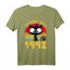Jahrgang 1992 | Schwarze Katze | Lustiges 30. Geburtstag T-Shirt für Katzenliebhaber & Humorvolle Geburtstagsgeschenke