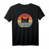Katze Shirt. Jahrgang Cat T-Shirt. Retro Vintage mit süßen Kätzchen – Geschenk für Katzenliebhaber, Mama & Papa