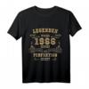 57. Geburtstag T-Shirt für Mann und Frau – Legenden wurden 1966 geboren – Geschenkidee zum 57. Geburtstag für Mama, Papa & Jahrgang 1966