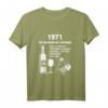 Geburtstag Spruch Deko Vintage - Besonderer Jahrgang 1971 T-Shirt für Frauen & Männer, Humorvolles Geschenk zum 50., 60., 70. Geburtstag