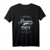 Lustiges 31. Geburtstag T-Shirt für Jahrgang 1989 im Vintage-Stil – Perfektes Geschenk für November-Geborene, Freunde & Familie