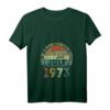 Damen & Herren 48. Geburtstag Geschenk - Jahrgang Awesome Since Juli 1973 T-Shirt mit V-Ausschnitt, Vintage Geburtstagspost für Männer & Frauen
