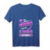 Damen 27. Geburtstag T-Shirt mit V-Ausschnitt – Geschenk für Frauen Jahrgang 1996, 27 Jahre alt, modisch und persönlich