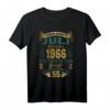 Lustiges 55. Geburtstag T-Shirt Jahrgang 1966 Juli - Vintage-Geschenkidee für Männer und Frauen, Opa, Oma, Vater, Mutter und Freunde