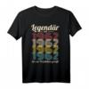 Legendär seit 1962 Jahrgang T-Shirt – Lustiges Retro Geburtstagsgeschenk für Männer