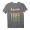 Legendär seit 1962 Jahrgang T-Shirt – Lustiges Retro Geburtstagsgeschenk für Männer