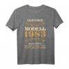 Herren 39. Geburtstag Oldtimer Spruch Geschenk Modell 39 1983 T-Shirt – Vintage Auto Geschenk für Oldtimer-Liebhaber