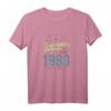 Legendär seit Juni 1980 - HapOwl Geschenk Jahrgang T-Shirt für Vintage-Liebhaber und Jubilare