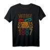 Vintage 1987 T-Shirt – Geschenk zum 35. Geburtstag, Weihnachten & Retro Geburtstag Design für Männer & Frauen