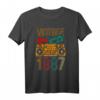 Vintage 1987 T-Shirt – Geschenk zum 35. Geburtstag, Weihnachten & Retro Geburtstag Design für Männer & Frauen