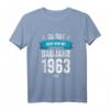 Deko Geburtstag Mann Frau – Besonderer Jahrgang 1963 T-Shirt mit Karte, Torte und Tischdeko für eine lustige Geburtstagsüberraschung