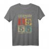 Legendär Seit 1955 Vintage T-Shirt zum 66. Geburtstag - Perfektes Geschenk für Jahrgang 1955, Männer und Frauen